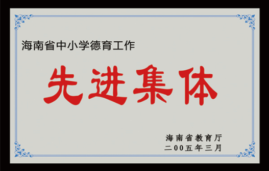 海南省中小学德育工作先进集体